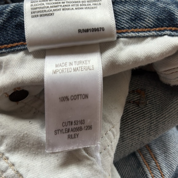 Agolde Riley high waisted crop jeans size 29 - Picture 4 of 4